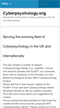 Mobile Screenshot of cyberpsychology.org